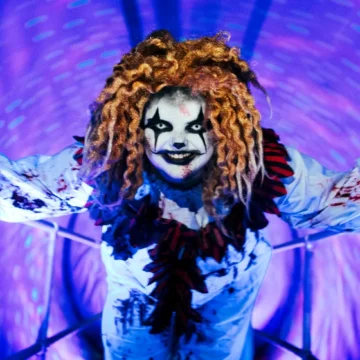 Behind the scenes at the scream park: fear, fainting, clowns – and ‘code brown’